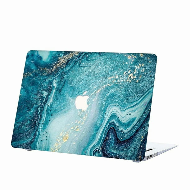 Coque MacBook Air 13 / 13.3 ultra-fine recouverte d'un revêtement  caoutchouté pour ordinateur portable, de protection pour Apple 13 / 13,3,  modèle de canal MacBook Air A1466 / A1369 