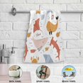 thumbnail image 4 of Colored Stingray Whale Hand Towels 2 PCS, Summer Animal Kitchen Towel Ultra Soft and Highly Absorbent,Decorative Fingertip Face Towel for Bathroom Hotel, 28.3"x14.4", 4 of 4