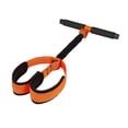 thumbnail image 4 of Bandas de resistencia con pedal para abdominales, cuerda de tracción multifunción, estirador de tobillos para ejercicios de cintura y piernas en casa. Naranja, 4 of 8