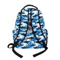 thumbnail image 3 of Whosucclay Shark Camo Print Kids Backpack for Boys Girls, Adjustable Straps Elementary School High School Spacious Travel Bag for Daily Campus Life Outdoor Hiking, 3 of 8