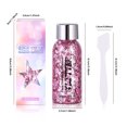 thumbnail image 5 of Shimmer Body Lotion, Glowing Body Shimmer Lotion, Glitter Body Lotion, Face Brighten Glow Highlighter Illuminator Body Makeup Shine Glitter Gold Liquid, 5 of 5