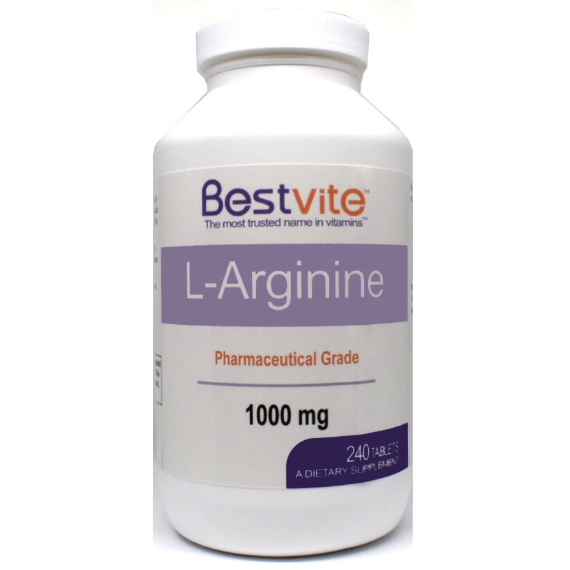 LArginine 1000mg (240 Tablets) containing 20 more pure LArginine as