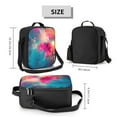 thumbnail image 2 of Picia Colorful Lightbulb Abstract Lunch box Lunch bag for men women Large capacity Lunchbox Reusable Lunch bags Insulated Lunch bag Lunch box cooler, 2 of 9