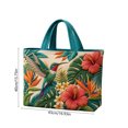 thumbnail image 3 of ZhangC Hummingbird Quilted Tote Bag for Women, 15.8x16.9 Inch Large Capacity Printed Shoulder Handbag, Lightweight Shopping Travel Purse with Inner Pocket, 3 of 6