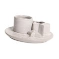 thumbnail image 4 of TISHITA Incense Burner Incense Holder Decor Versatile Housewarming Gift Porcelain Ornament Home Fragrance for Tea Table Yoga SPA Office White, 4 of 8