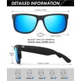 thumbnail image 3 of Shiyou-Lunettes de Soleil Polarisées pour Hommes et Femmes, Rétro avec Protection UV pour Pêche, Course, Conduite, 3 Packs, 3 of 4