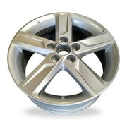 17 17x7 Set of 4 Automotive Rims New 5 Spoke Wheels for Toyota Camry 2012 - 2014 Silver OEM Quality Replacement 69604