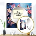thumbnail image 3 of Designart "Blossom Fauvist Apple Delight I" Floral Square Mirror For Wall Decor - Large Pink Square Printed Wall Mirror Art - Square Traditional Mirror - Wall Mounted Square Large Mirror, 3 of 5