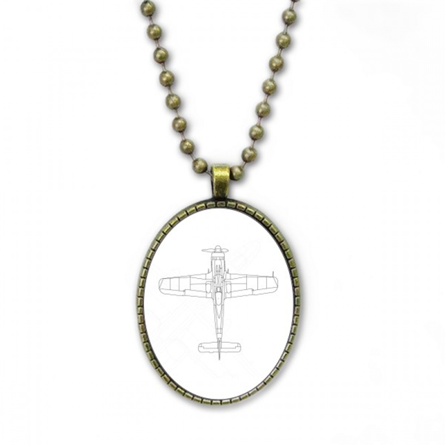 Aircraft Ligne Structure Art Déco Mode Collier Chaîne Vintage Perle Pendentif Bijoux Collection