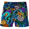 thumbnail image 1 of Pantalones cortos de playa con estampado de patrón abstracto para hombre, Bermudas de secado rápido, bañadores de Surf, divertidos, Verano Fivean unisex, 1 of 2