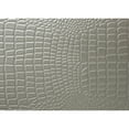 thumbnail image 3 of Miekor Furniture Modern Champagne Crocodile Skin Finish Upholstered Twin Size LED Panel Bed Faux Diamond Tufted Bedroom Furniture W5U446, 3 of 5
