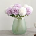thumbnail image 4 of Limei 10 Pack Artificial Chrysanthemum Ball Flowers Bouquets for Bride Single Stem Plastic Hydrangea Silk Flowers for Wedding Bouquets Centerpieces Arrangements Party Home Garden Decor (Light Green), 4 of 7