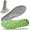 Green, variant on Ultra-Soft Footstr Insole X for Kids & Youth, Lightweight 4d Cloud Insoles for Women Men, with Arch Support for Overpronation, Flat Foot, Height Increase