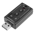 thumbnail image 1 of 1 tarjeta de sonido 7. USB externo de 35 mm AUX Auricular Micrófono Adaptador de audio PC, 1 of 5