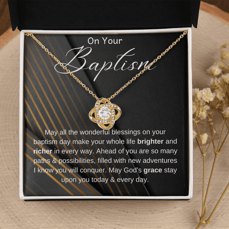 Baptism Gift Baptism Gift Necklace Adult Baptism Gift Necklace Baptism Keepsake LDS Gift Baptism Jewelry On Your Baptism Gift Necklace