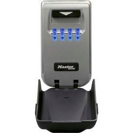 Master Lock 2-7/8 inch Combo Wall Mount Light Up Dial Lock Box with Metal Construction