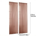 thumbnail image 2 of Discover The Perfect Of Style And Light With Our Solid Color Semi Sheer Window Curtains!, 2 of 5