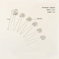 thumbnail image 2 of 6 Pcs Épingles à Cheveux en Alliage de Strass pour Femmes Décorations de Cheveux (Argent), 2 of 8