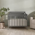 thumbnail image 6 of Dream On Me Aden 4-in-1 Convertible Mini Crib In Storm Grey, Greenguard Gold Certified, 6 of 9