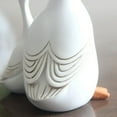 thumbnail image 5 of ievspot 1 Pcs Duck Sculpture Decor Resin Duck Garden Sculpture for Pond Crafts Landscape Home Ornament Garden Lawn Decoration (White), 5 of 8