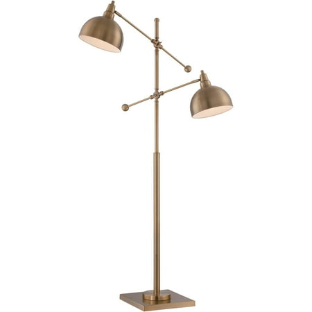 lite source cupola 2 light floor l brushed brass lite source cupola 2 light floor l brushed brass