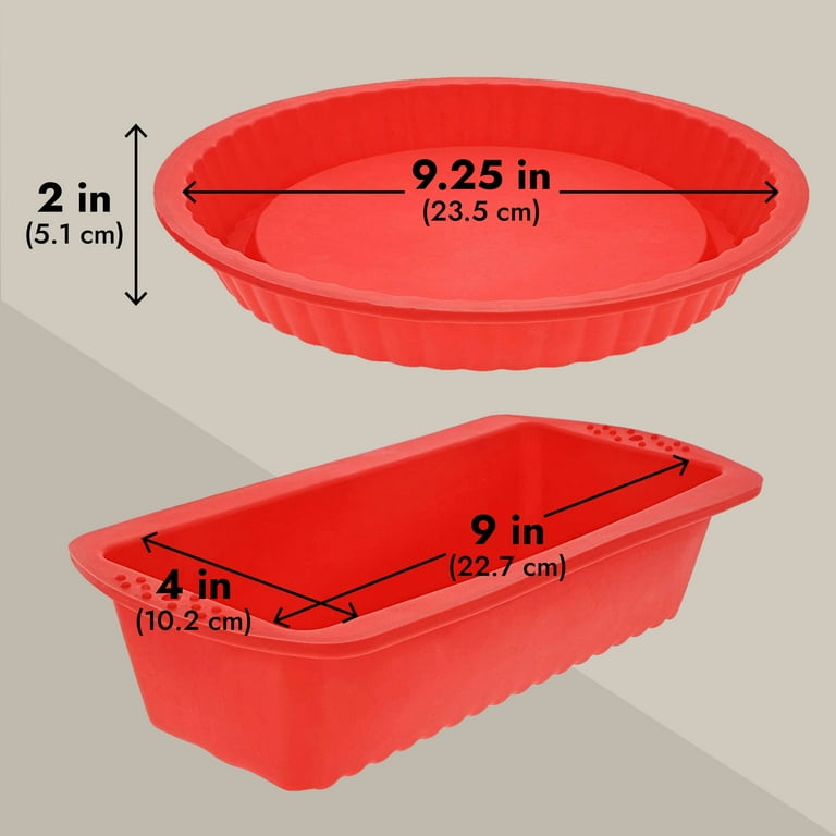 To encounter 31 Pieces Silicone Baking Pans Set, Nonstick Bakeware