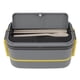 thumbnail image 3 of Caja De Lonchera Compartimentada De De Doble Capa 316 Caja Fuerte De Microondas A Prueba De Fugas De Acero Inoxidable 1400 Ml Con Cubiertos Para La Oficina De La Escuela De, 3 of 7