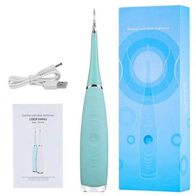 Nuevo blanqueador Dental sónico eléctrico, escalador, kit de blanqueamiento Dental, cálculo de dientes, removedor de sarro, herramientas, limpiador de manchas de dientes, cuidado bucal Tan Jianjun unisex