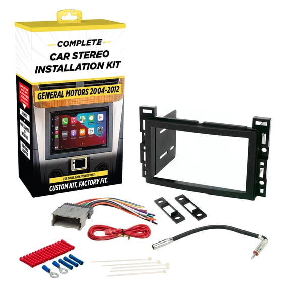 Scosche ICGM11BN Double DIN Dash Kit Compatible w/ Select 2004-2009 Chevrolet and Pontiac Vehicles