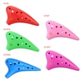 thumbnail image 6 of 12 Holes Plastic Ocarina Flute Alto C Musical Instrument with Music Score for Music Lover and Beginner, 6 of 7