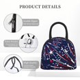 thumbnail image 4 of Balery Red White Blue Fireworks 1 Bolsa de Almuerzo para Mujeres, Caja de Almuerzo, Bolsa de Almuerzo Pequeña Impermeable, Tote de Almuerzo Reutilizable con Gran Capacidad, 4 of 6