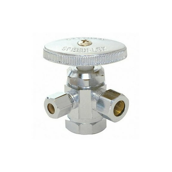 Manufacturer Varies Water Supply Stop,Brass,Multi-Turn,3/8" 04326LF