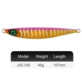 thumbnail image 1 of Metal Jig Placa de hierro Cuchara Cebos Señuelo de pesca de mar biónico luminoso duro (Estilo C) Likrtyny Para estrenar, 1 of 3