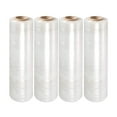 thumbnail image 1 of PackageZoom 8 Rouleaux 15 Pouces x 1500 Pieds Film Extensible Haute Performance 55 Gauge Remplace Film Bas 80 Gauge, Film Extensible Transparent, 1 of 12