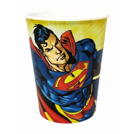 DC Comics Superman 14oz. Stadium Plastic Party Favor Cups - Pack of 4
