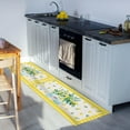 thumbnail image 4 of Lemon Kitchen Mat Set of 2, Yellow Lemon Kitchen Decor and Accessories, Lemon Kitchen Rug Runner, Lemon Kitchen Rugs and Mats Non Skid Washable, Lemon Decorations for Kitchen, Lemon Rug 17x29+17x47 In, 4 of 6