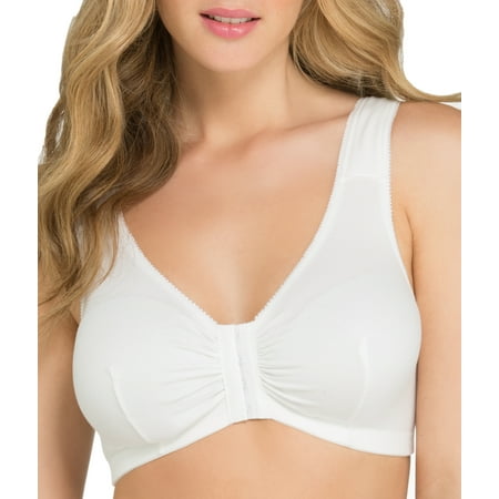 

Leading Lady Womens Front-Close Cotton Wire-Free Bra Style-110