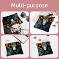 thumbnail image 5 of FeBohao 2 PCS Cosmetic Shrapnel Bag Cute Makeup Toiletry Bags Squeeze Purse Pocket Vegan Leather Compact Large Storage Unique Kids Case Custom Travel Supplies Cosmetology Beach Constellation, 5 of 6