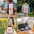 thumbnail image 3 of Pzuqiu Sleeping Capybara School Backpack for Girls 4 pcs Backpacks for Teens Bookbags with Lunch Bag Pencil Case Water Bottle Holder 17 Inch Backpack with Adjustable Strap, 3 of 7