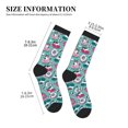 thumbnail image 3 of Disketp Swimming Bulldog Unisex Mid-Calf Socks Lightweight Breathable Ventilation Ankle Socks, 3 of 7