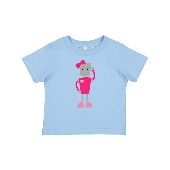 Inktastic Cute Robot, Funny Robot, Girl Robot, Pink Robot Girls Baby T-Shirt