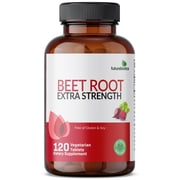 Futurebiotics Beet Root Extra Strength Heart, Circulation & Stamina Support - Non-GMO, 120 Tablets