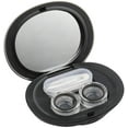 thumbnail image 2 of Exquisite Contact Lens Case – Mini Contact Lens Travel Kit Box Holder Container Includes Remover Tool with Tweezers and No Leak Contact Case Organizer for Soft & Hard Lens (Black), 2 of 3