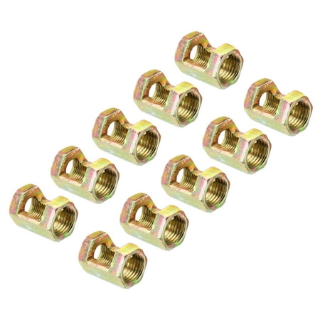 

Uxcell 1/8IP to 1/2-18 Hex Coupling Nut Female Connector 25mm Hexagonal Sleeve Nut Rod Bar Stud Tube Joint 10 Pack