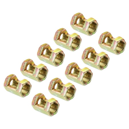 

Uxcell 1/8IP to 1/2-18 Hex Coupling Nut Female Connector 25mm Hexagonal Sleeve Nut Rod Bar Stud Tube Joint 10 Pack