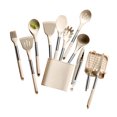 thumbnail image 3 of Juego de 13 piezas de utensilios de cocina, cuchara de silicona de acero inoxidable, espátula, cucharón, juego de utensilios de cocina, 3 of 5