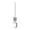 White, variant on Flat Silicone Toilet Brush With Ventilated Drying Holder Wall Mount Odorless Toilet Scrubber For Wc Bathroom(Orange-36.7Cm)