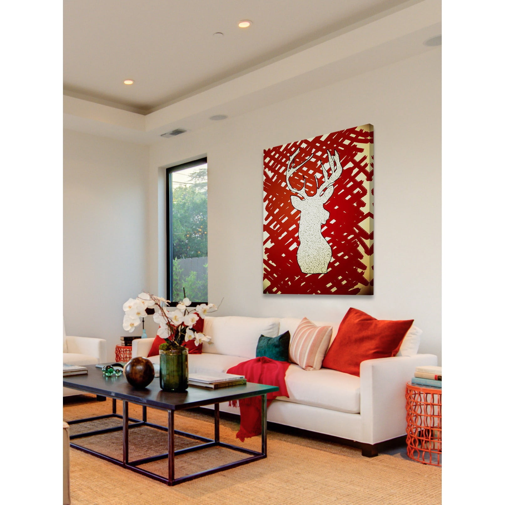 Marmont Hill "Chevreuil" by Marie-Eve Pharand Painting Print on Wrapped Canvas