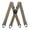 Beige, variant on 1 Pack 3.8cm Wide Heavy Duty X-Back Elastic Trouser Braces Men Adjustable 4 Snap Hook Pants Straps For Construction Cycling Outdoor Activities Assorted Premium Hues