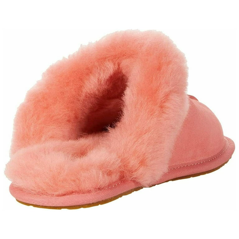 Ugg Scuffette II Women's Suede Fur Trim Slide Slippers